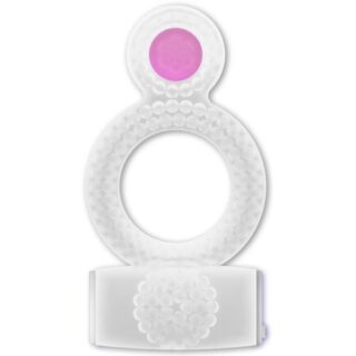 Anillo vibrador para el pene doble placer