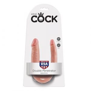 Dildo doble realistico natural King Cock 1