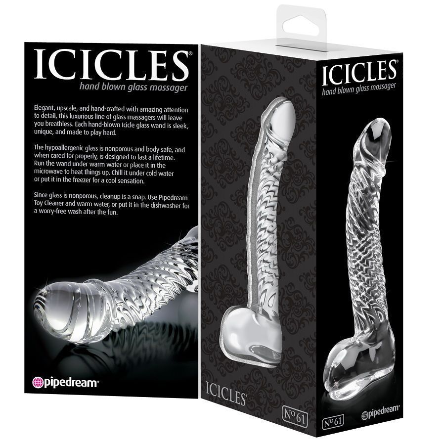 Masajeador de cristal Icicles Número 61 2