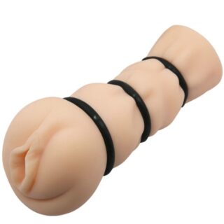 Masturbador vagina con anillos Addicted Toys