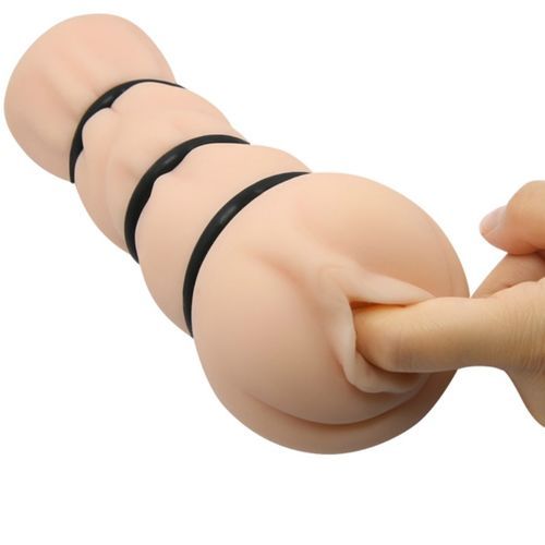 Masturbador vagina con anillos Addicted Toys 4