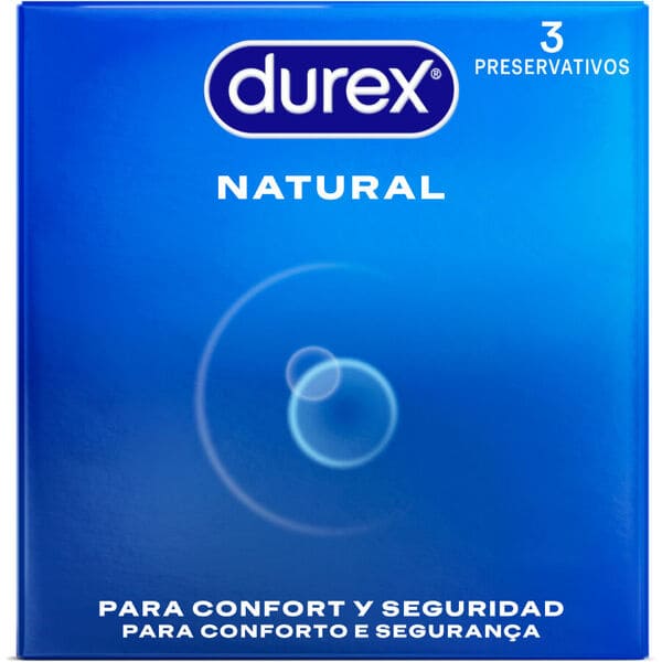 Preservativos Durex natural Comfort 3 uds