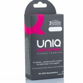 Preservativos femeninos con liguero sin latex 3 uds