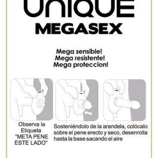 Preservativos mega sensible 3 uds Megasex 2