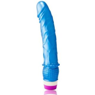 Vibrador realístico 23 cm azul