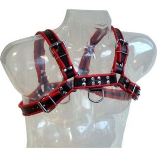 Arnés para hombre Chain III Negro Rojo