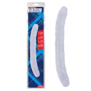Dildo doble Hi Rubber Transparente Chisa 2