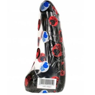 Dildo realístico negro suave 20 cm 2
