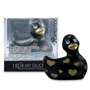 Pato vibrador negro y oro I Rub My Duckie 2.0 2