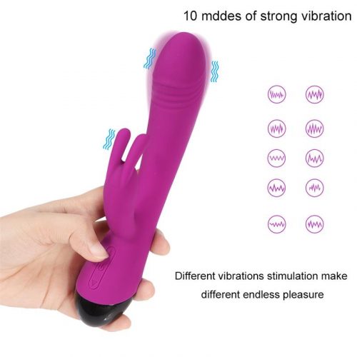 Vibrador de silicona USB Huan 21 cm 7