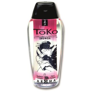 Lubricante Toko agua aroma vino de fresa