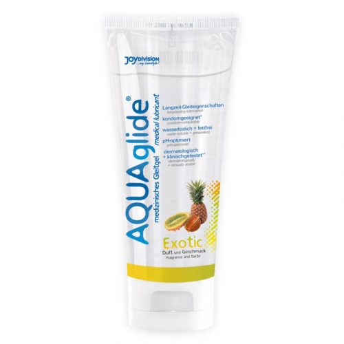 Lubricante base de agua Aquaglide exótico