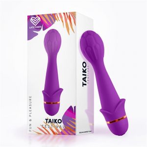 Vibrador de silicona púrpura Taiko 2