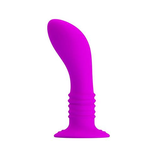 Plug anal con vibrador púrpura 3
