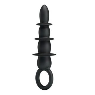 Plug anal de 3 zonas negro