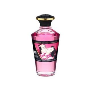 Aceite masaje efecto calor con sabor intenso frambuesa 2