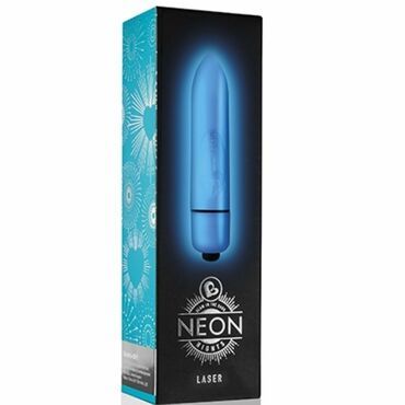 Bala vibradora Neon Nights laser azul