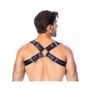 Arnés ajustable de cuero Bondage Play 2