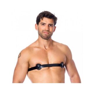 Pezoneras con correa ajustable Bondage Play