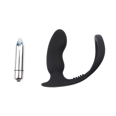 Plug anal con anillo para el pene y vibración 7
