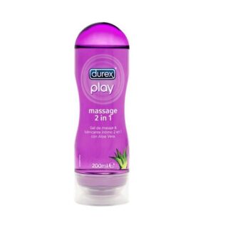 Gel de masaje y lubricante con Aloe Vera