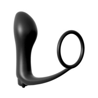 Plug anal con vibración y anillo Anal Fantasy