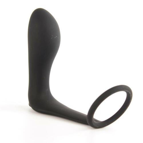 Plug anal con vibración y anillo