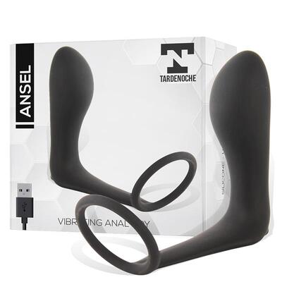 Plug anal con vibración y anillo 3