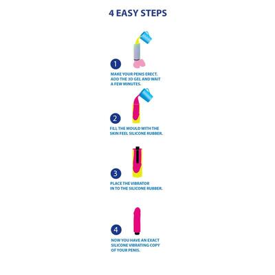 Clonador de dildo con vibrador Classic 3