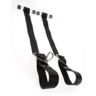 Cuerdas con esposas bondage para puerta