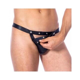 Panty masculino de cuero