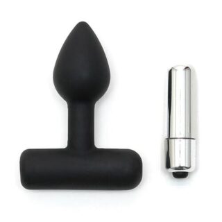 Plug anal con bala vibradora Rimba Latex Play
