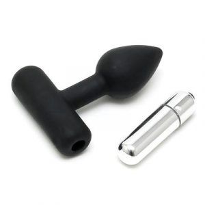 Plug anal con bala vibradora Rimba Latex Play 2