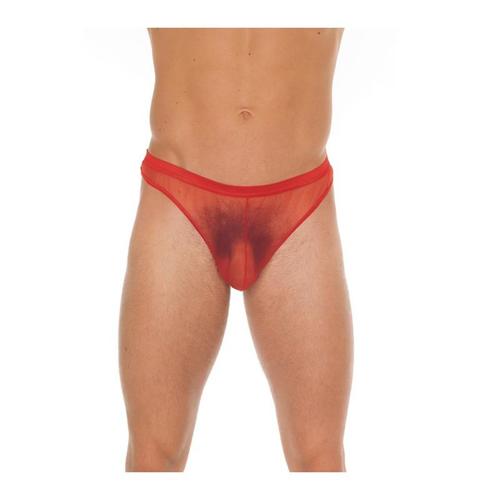Tanga de rejilla semitransparente