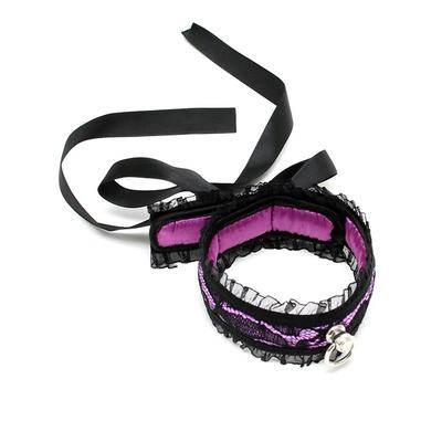 Collar de satén púrpura 3