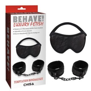 Kit de esposas y antifaz Temptation