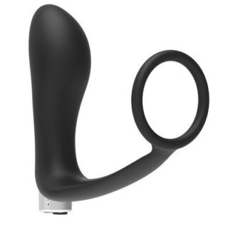 Masajeador prostático con vibración y anillo 2