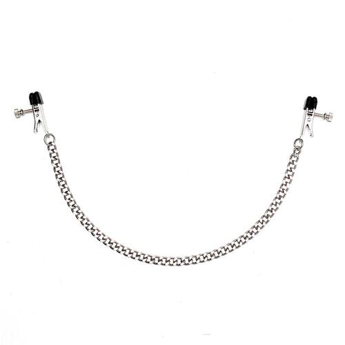 Pinzas con cadena de metal para pezones 3 Rimba