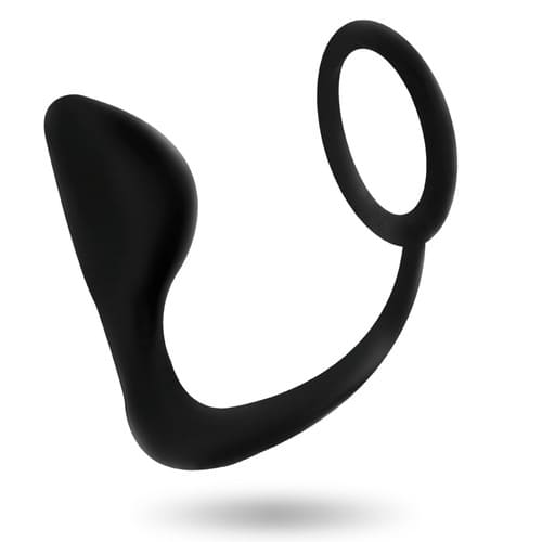 Plug anal con anillo para el pene