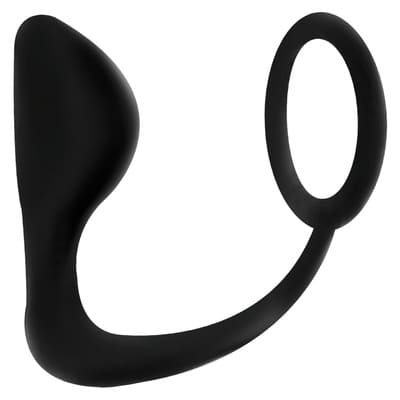 Plug anal con anillo para el pene 2