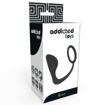 Plug anal con anillo para el pene 3