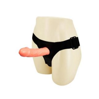 Arnés con dildo hueco 16 cm 2