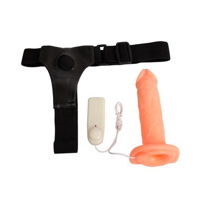 Arnés con dildo hueco Jessica 18 cm 5