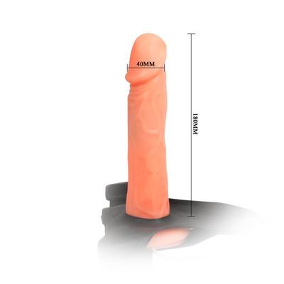 Arnés con dildo hueco Jessica 18 cm 6
