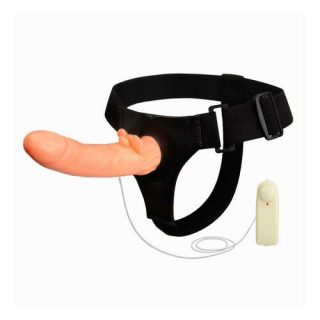 Arnés con dildo y control remeto 18 cm