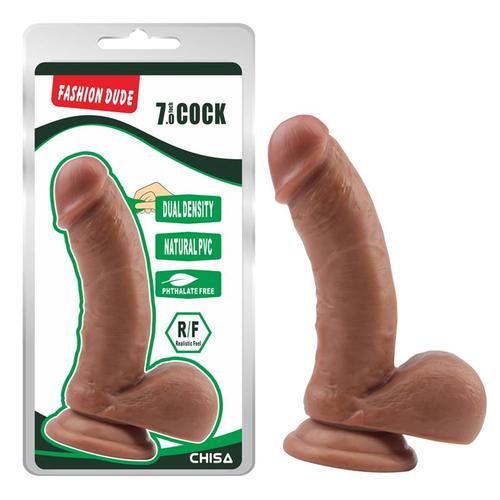 Dildo dual density Fashion Dude 175 cm 1