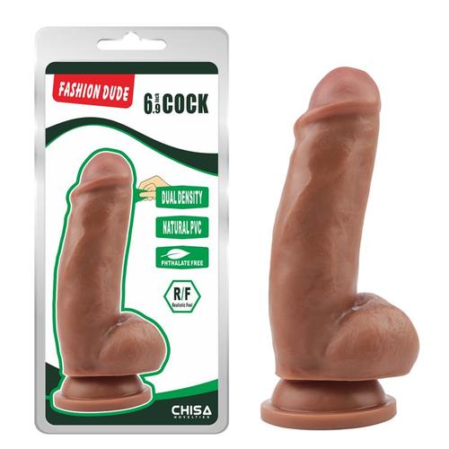 Dildo dual density Fashion Dude 175 cm