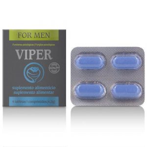 Potenciador masculino 4 cápsulas Viper