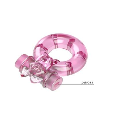 Anillo vibrador conejo color rosa 7