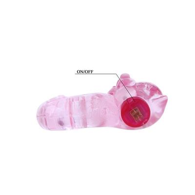 Anillo vibrador oso color rosa 5